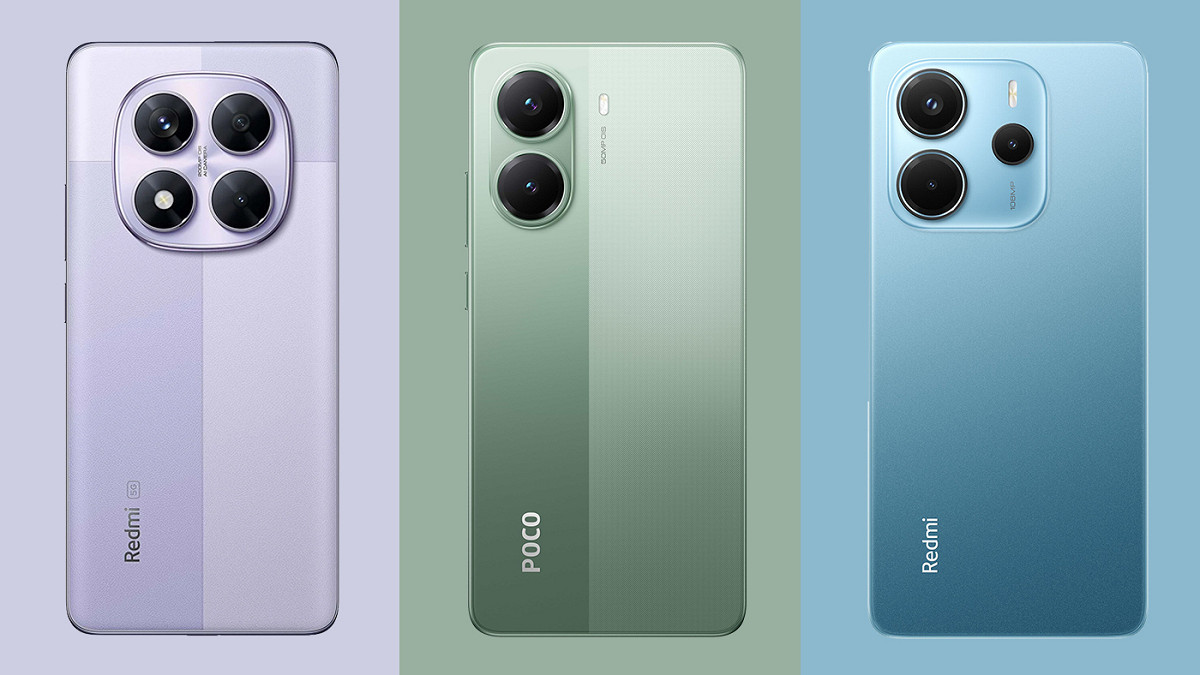 Celulares Xiaomi com telas AMOLED de 120 Hz