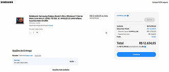 Notebook Galaxy Book4 Ultra com 36% de desconto na Samsung! Notebook Galaxy Book4 Ultra com 36% de desconto na Samsung!