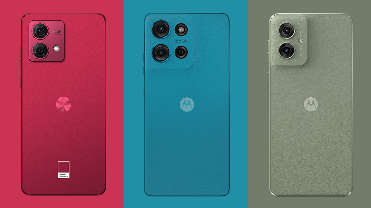 Celulares 5G da Motorola com 256 GB