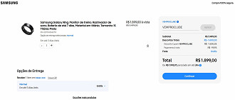 Galaxy Ring com quase 50% de desconto nessa semana na Samsung! Galaxy Ring com quase 50% de desconto nessa semana na Samsung!