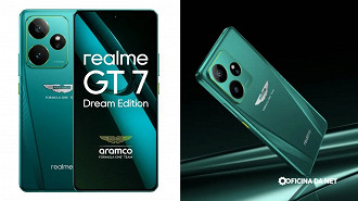 realme GT 7 Dream Edition. Imagem: realme/Reprodução realme GT 7 Dream Edition. Imagem: realme/Reprodução