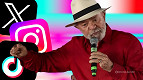 Lula bate o pé e quer regular redes sociais no Brasil, mesmo com chance de derrota Lula bate o pé e quer regular redes sociais no Brasil, mesmo com chance de derrota