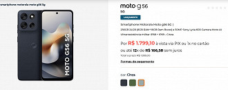 Moto G56 disponível no Brasil Moto G56 disponível no Brasil