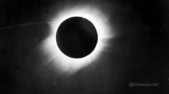Foto do eclipse de 29 de maio de 1919 Foto do eclipse de 29 de maio de 1919