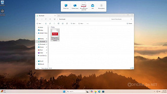 Ssitema ganha nova interface de compartilhamento com bandeja inteligente. Imagem: Windows Latest/Reprodução Ssitema ganha nova interface de compartilhamento com bandeja inteligente. Imagem: Windows Latest/Reprodução