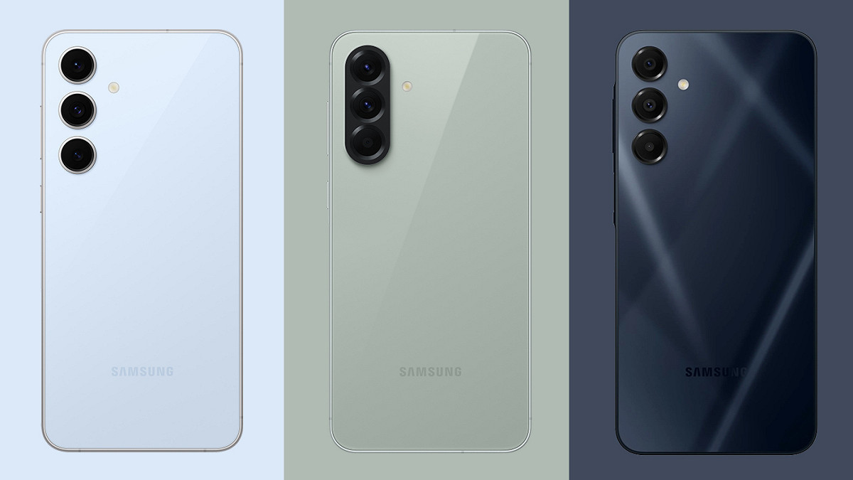 Celulares 5G da Samsung com 128 GB