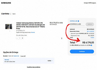 Galaxy S25 Ultra em promoção; Testamos o CUPOM VEMPROCLUBE Galaxy S25 Ultra em promoção; Testamos o CUPOM VEMPROCLUBE