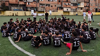 Campanha Inspiration Brasil da OPPO no Brasil leva futebol e tecnologia para a garotada. Imagem: Oppo/Reprodução