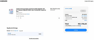 Galaxy S24 FE 5G com mais de 50% de desconto nessa semana!