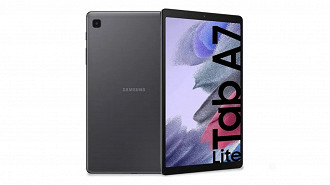 Galaxy Tab A7 Lite, lançado em 2021, já não tem mais suporte ativo da Samsung. Imagem: Reprodução Galaxy Tab A7 Lite, lançado em 2021, já não tem mais suporte ativo da Samsung. Imagem: Reprodução