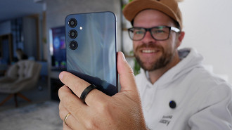 O Galaxy A16 já mostra grande evolução frente aos seus antecessores (Imagem / Nicolas Muller).