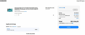 Samsung Vision AI TV 75 QLED 4K com 19% de desconto!
