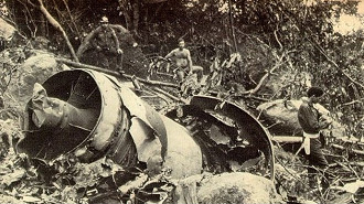 Acidente com o voo VASP 168 no Brasil. Imagem: Reprodução Acidente com o voo VASP 168 no Brasil. Imagem: Reprodução