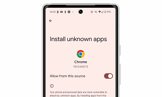 Mantenha desativa a opção de instalar apps desconhecidos (Imagem: Reprodução/Internet) Mantenha desativa a opção de instalar apps desconhecidos (Imagem: Reprodução/Internet)