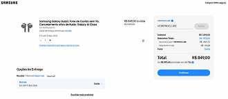 Galaxy Buds3 com 50% de desconto na Samsung! Galaxy Buds3 com 50% de desconto na Samsung!