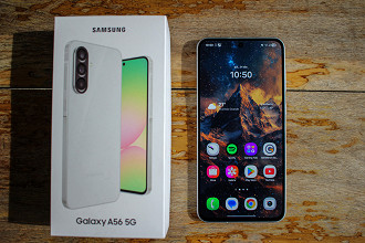 Galaxy A56 é atualizado com patch de segurança de junho de 2025. Imagem: Oficina da Net Galaxy A56 é atualizado com patch de segurança de junho de 2025. Imagem: Oficina da Net