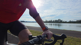 Pedalando com o Watch Ultra Pedalando com o Watch Ultra