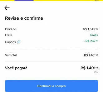 Print que comprova a oferta (Imagem / Felipe Lupetti), Print que comprova a oferta (Imagem / Felipe Lupetti),