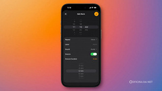 Você poderá definir o tempo da soneca, variando de 1 a 15 minutos. Imagem: 9to5Mac/Reprodução Você poderá definir o tempo da soneca, variando de 1 a 15 minutos. Imagem: 9to5Mac/Reprodução
