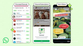 WhatsApp vai exibir anúncios, mas promete que não vai comprometer a privacidade do usuário. Imagem: Meta/Reprodução WhatsApp vai exibir anúncios, mas promete que não vai comprometer a privacidade do usuário. Imagem: Meta/Reprodução