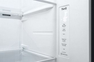 Painel de controle interno dos refrigeadores LG Painel de controle interno dos refrigeadores LG