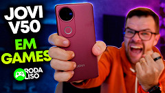 Testando JOGOS no JOVI V50 // RODA LISO