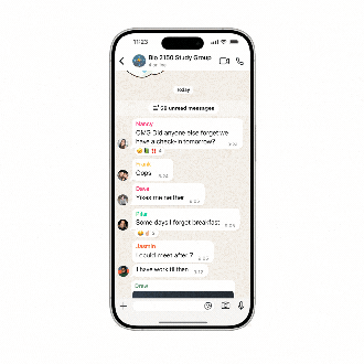 Resumo de mensagens do WhatsApp Resumo de mensagens do WhatsApp