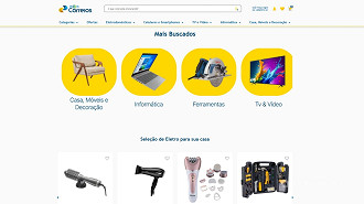 Mais Correios tem produtos de várias categorias e pagamento parcelado em até 10x no cartão