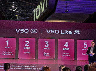 Garantias que a Jovi oferece em seu V50 e V50 Lite