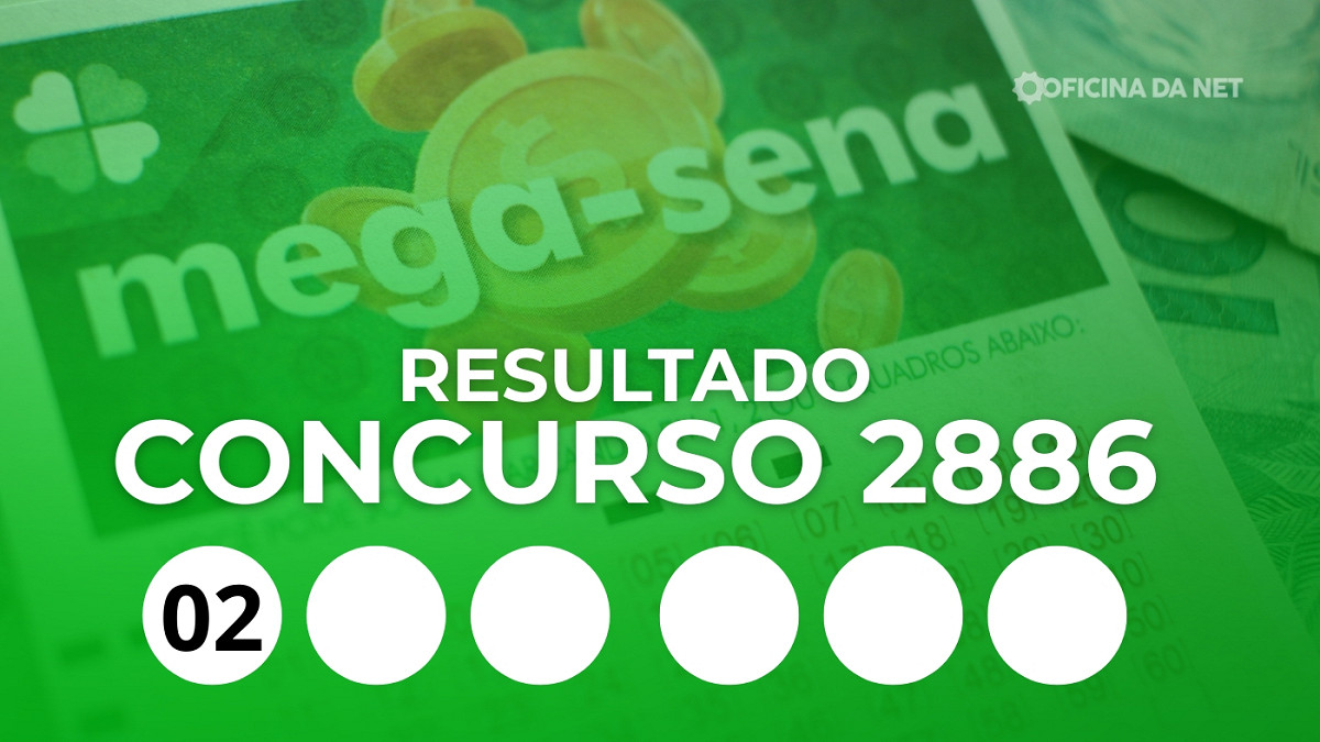 Veja os números sorteados da Mega-Sena 2886