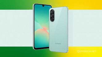 Galaxy A26 - Imagem / Oficina da Net Galaxy A26 - Imagem / Oficina da Net