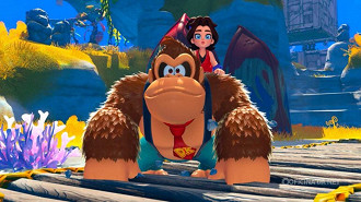 Donkey Kong Bananza. Imagem: Nintendo/Reprodução Donkey Kong Bananza. Imagem: Nintendo/Reprodução