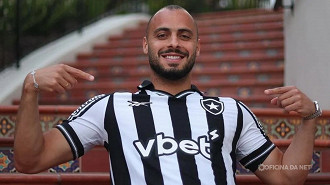 Arthur Cabral. Imagem: Vitor Silva/Botafogo