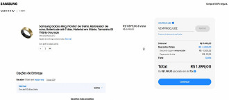 Samsung Galaxy Ring com quase 50% de desconto! Samsung Galaxy Ring com quase 50% de desconto!