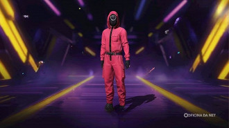 Skin Guarda Rosa no Free Fire. Imagem: Reprodução