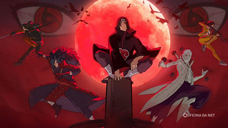 Suposta tela de carregamento com Itachi, Madara e Obito em destaque. Imagem: Free Fire Mania/Reprodução Suposta tela de carregamento com Itachi, Madara e Obito em destaque. Imagem: Free Fire Mania/Reprodução