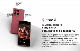 O G86 possui um conjunto de câmeras ok, por mais que seja um modelo da linha G, poderia ter ultrawide melhor. O G86 possui um conjunto de câmeras ok, por mais que seja um modelo da linha G, poderia ter ultrawide melhor.