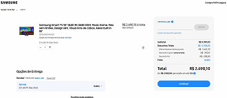 Samsung Smart TV QLED 4K Q65D de 55 polegadas pela metade do preço! Samsung Smart TV QLED 4K Q65D de 55 polegadas pela metade do preço!