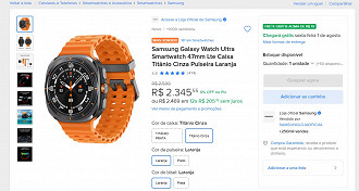Galaxy Watch Ultra 47mm LTE com descontaço no Mercado Livre! Galaxy Watch Ultra 47mm LTE com descontaço no Mercado Livre!