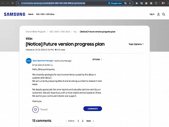 Quarta versão beta da One UI 8 está à caminho