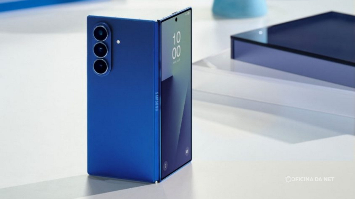 Galaxy Z Fold 7, Z Flip 7 e Z Flip 7 FE chegam ao Brasil. Imagem: Oficina da Net