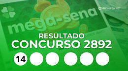 Mega-Sena 2892: veja o resultado, quem ganhou e próximo sorteio
