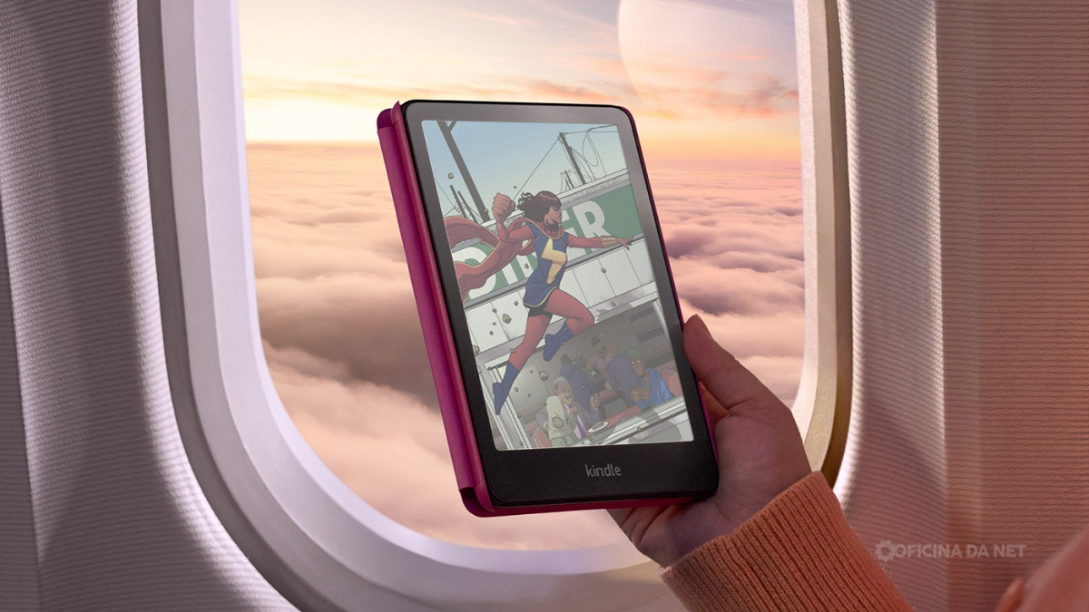 Kindle Colorsoft chega ao Brasil com tela colorida