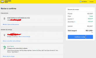 Print comprovando a promoção do Galaxy A26 5G. Print comprovando a promoção do Galaxy A26 5G.