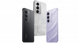 Opções de cores do Redmi 15 5G. Imagem: Reprodução Opções de cores do Redmi 15 5G. Imagem: Reprodução