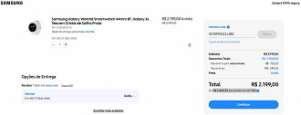 Galaxy Watch8 com 31% de oferta na Samsung! Galaxy Watch8 com 31% de oferta na Samsung!