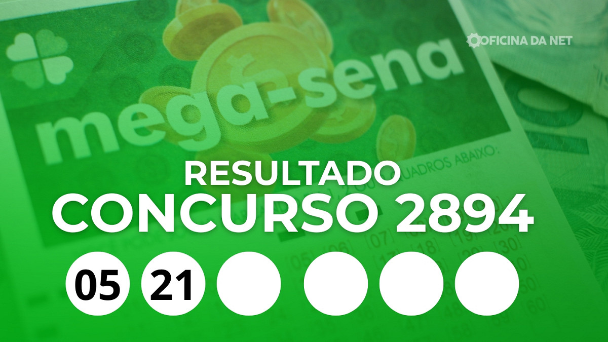 Veja os números sorteados da Mega-Sena 2894