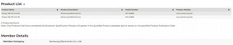 Certificação Bluetooth do Galaxy Tab S10 Lite