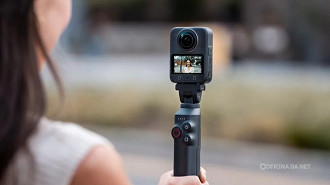 Osmo 360. Imagem: DJI/Reprodução Osmo 360. Imagem: DJI/Reprodução