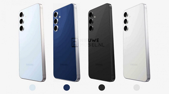 Galaxy S25 FE pode trazer quatro cores (Imagem: Reprodução/NieuweMobiel.NL)